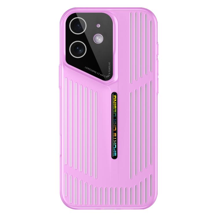 For iPhone 12 Cooling Frosted Translucent Hollow Heat Dissipation Phone Case
