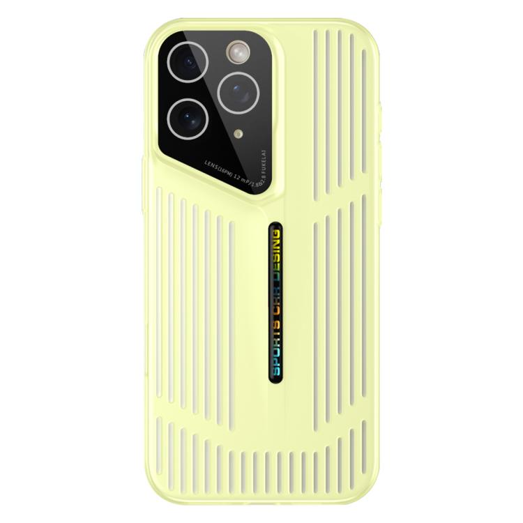 For iPhone 11 Pro Max Cooling Frosted Translucent Hollow Heat Dissipation Phone Case