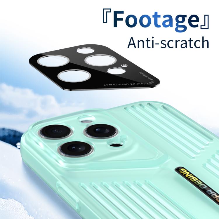 For iPhone 12 Pro Max Cooling Frosted Translucent Hollow Heat Dissipation Phone Case