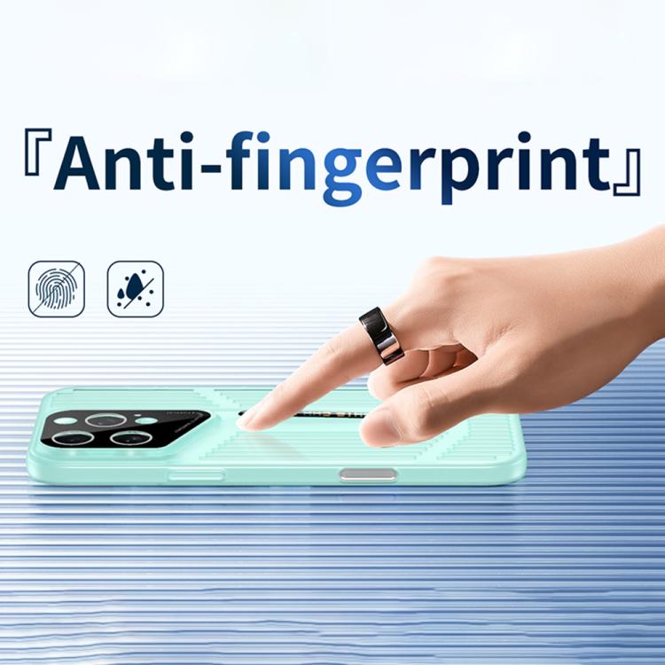 For iPhone 12 Pro Cooling Frosted Translucent Hollow Heat Dissipation Phone Case