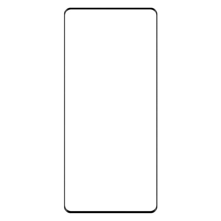 For Lava Agni 2 Full Glue 9H HD 3D Curved Edge Tempered Glass Film - Black