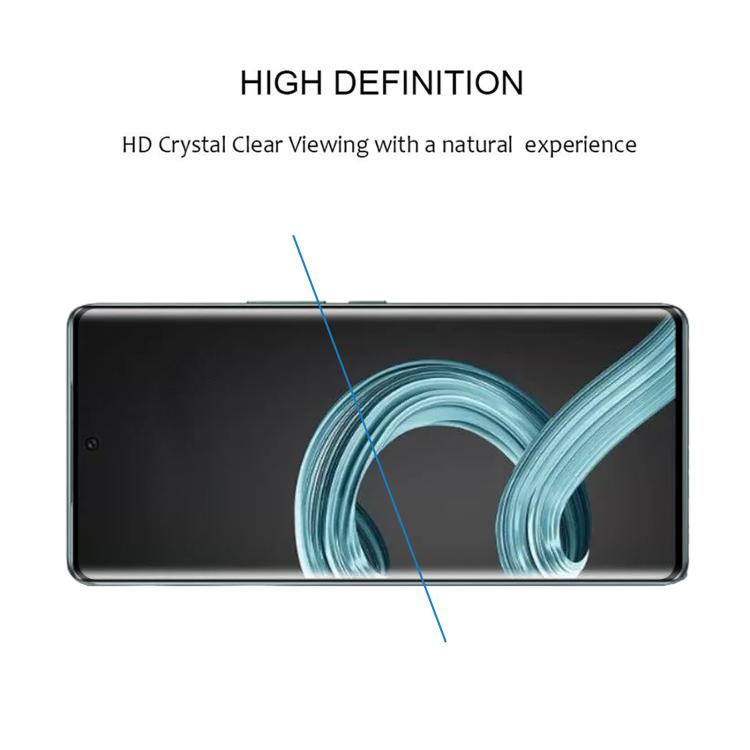 For Lava Agni 2 25pcs Full Glue 9H HD 3D Curved Edge Tempered Glass Film - Black