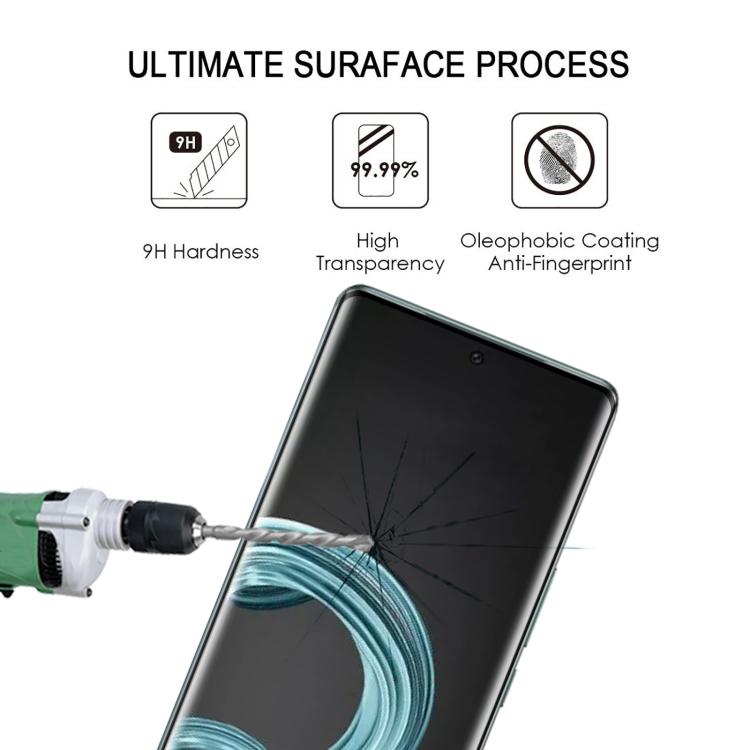 For Lava Agni 2 25pcs Full Glue 9H HD 3D Curved Edge Tempered Glass Film - Black