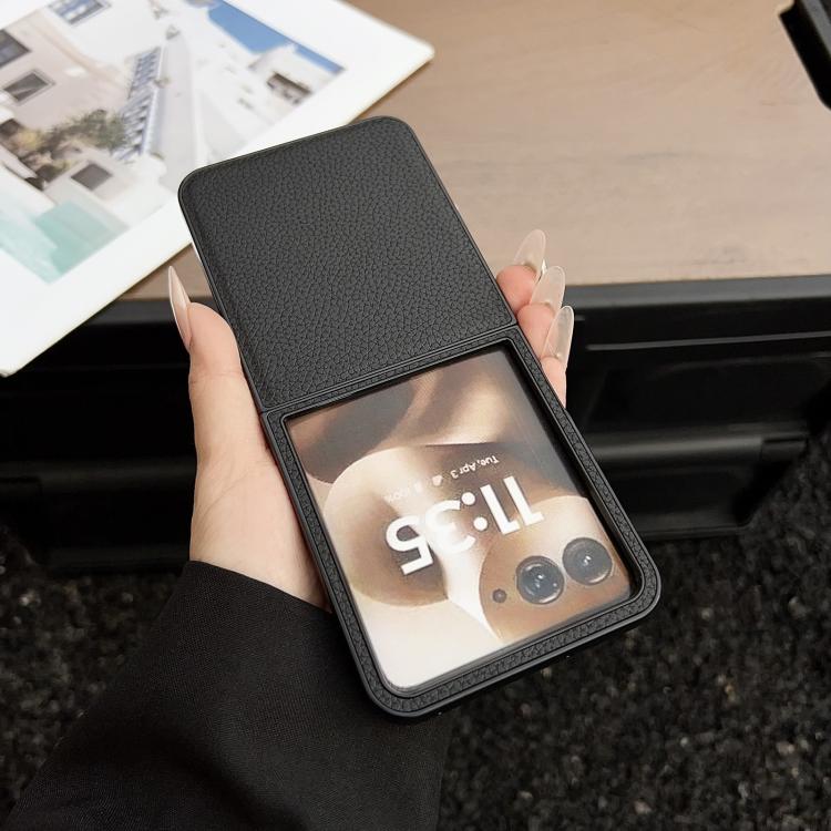 For Motorola Razr 60 Ultra Litchi Texture Folding Back Cover Phone Case