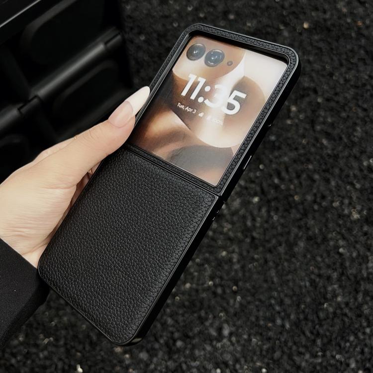 For Motorola Razr 60 Ultra Litchi Texture Folding Back Cover Phone Case