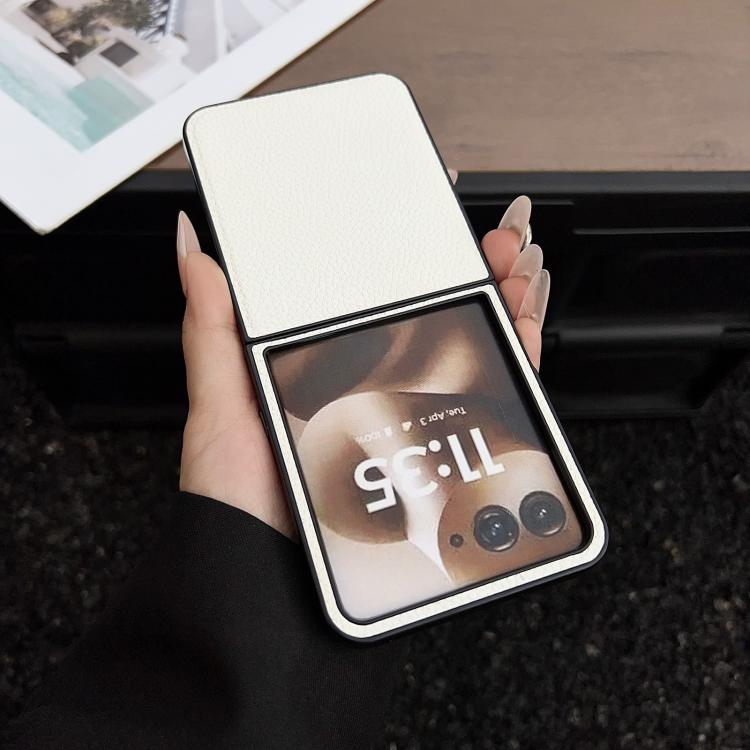 For Motorola Razr 60 / 50 Litchi Texture Folding Back Cover Phone Case