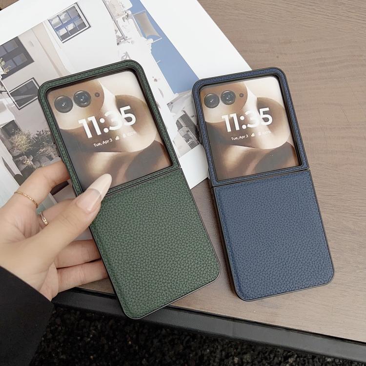 For Motorola Razr 60 / 50 Litchi Texture Folding Back Cover Phone Case