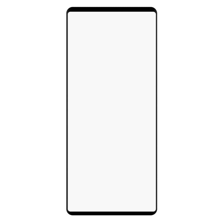 For LG Wing 5G Full Glue 9H HD 3D Curved Edge Tempered Glass Film - Black