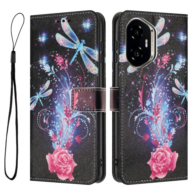 For Honor 400 Global 156.5mm Color Drawing Pattern Leather Phone Case
