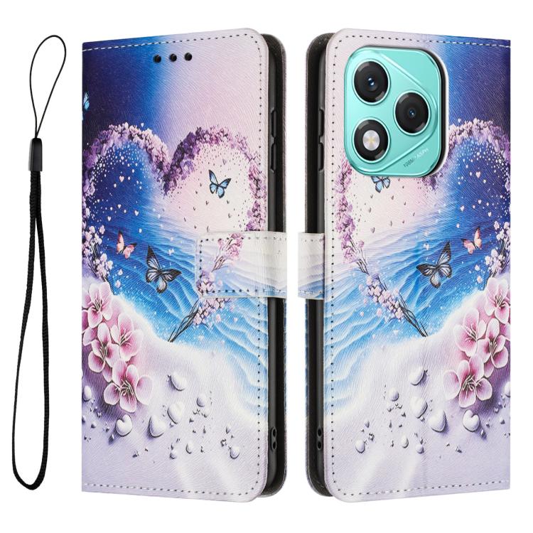 For Honor 400 Lite Global Color Drawing Pattern Leather Phone Case