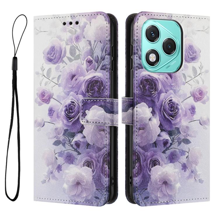 For Honor 400 Lite Global Color Drawing Pattern Leather Phone Case