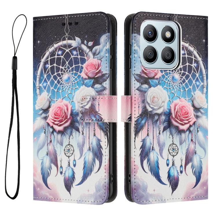 For Honor X8b Color Drawing Pattern Leather Phone Case