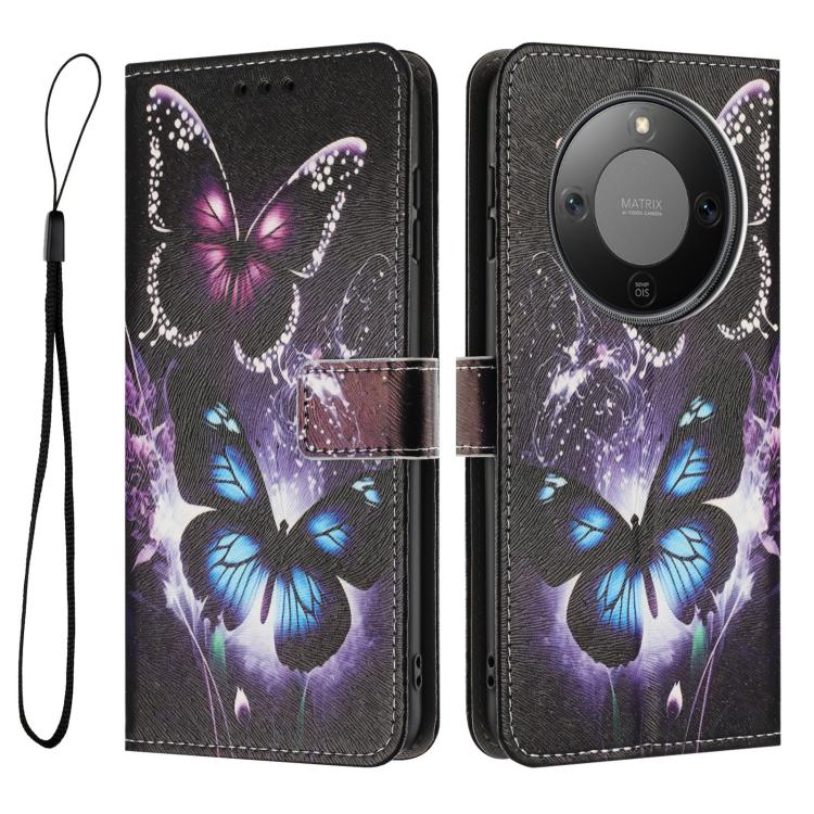 For Honor X70 5G Color Drawing Pattern Leather Phone Case