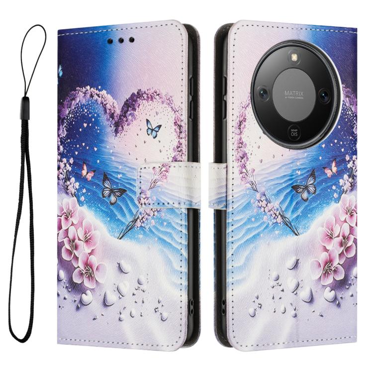 For Honor X70 5G Color Drawing Pattern Leather Phone Case