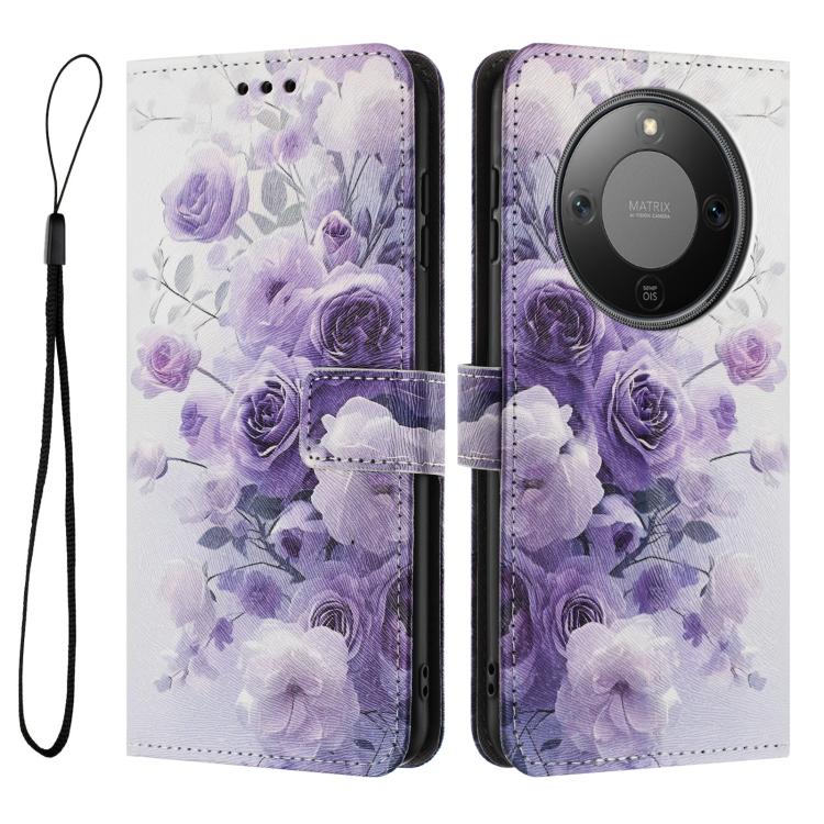 For Honor X70 5G Color Drawing Pattern Leather Phone Case