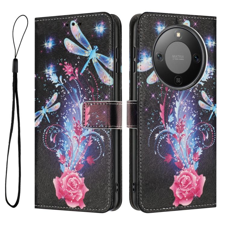 For Honor X70 5G Color Drawing Pattern Leather Phone Case