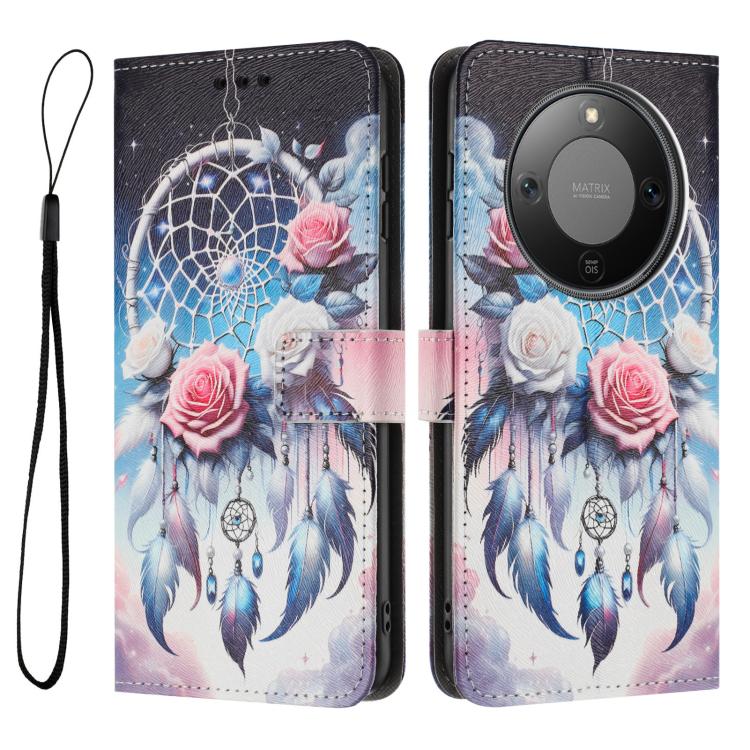 For Honor X70 5G Color Drawing Pattern Leather Phone Case
