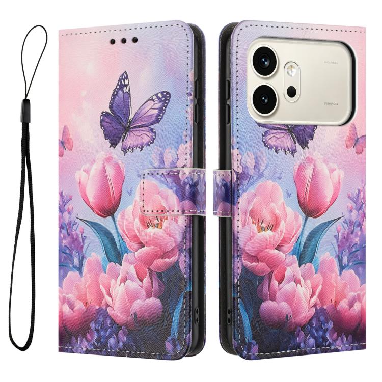 For Honor 600 / 600 Pro Global Color Drawing Pattern Leather Phone Case