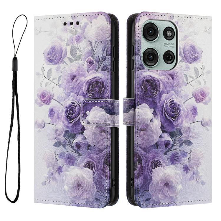 For Motorola Moto G86 5G Color Drawing Pattern Leather Phone Case