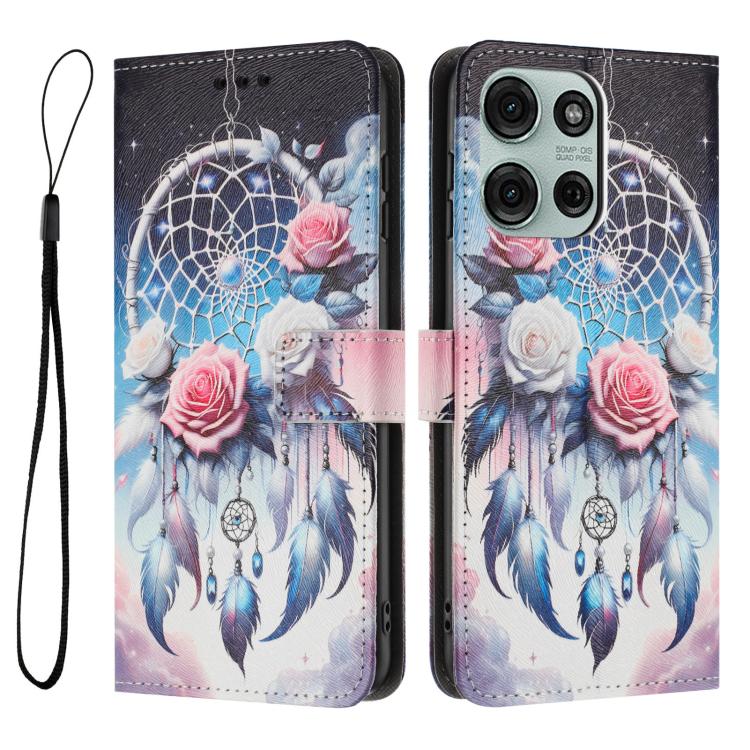 For Motorola Moto G86 5G Color Drawing Pattern Leather Phone Case