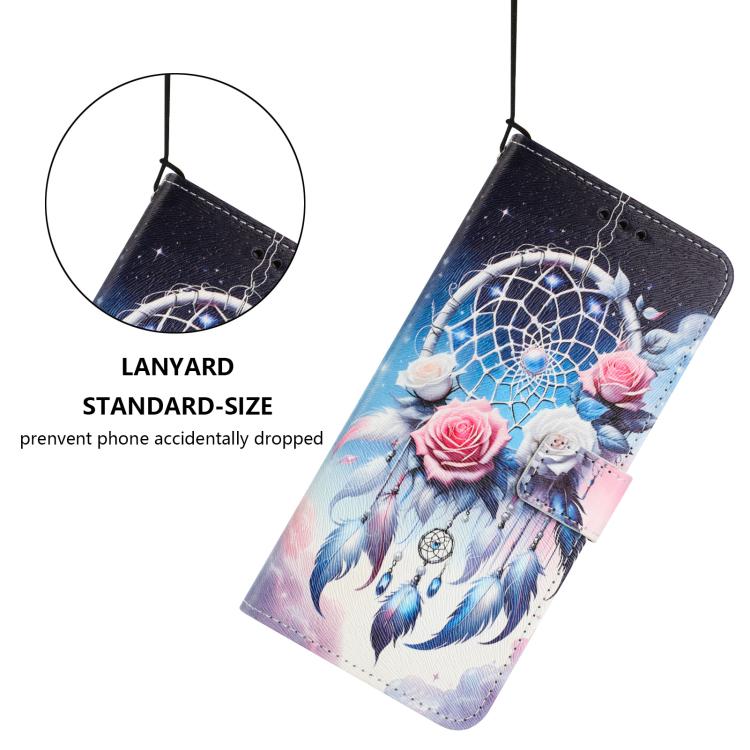 For Motorola Edge 50 Pro / Edge 50 Color Drawing Pattern Leather Phone Case
