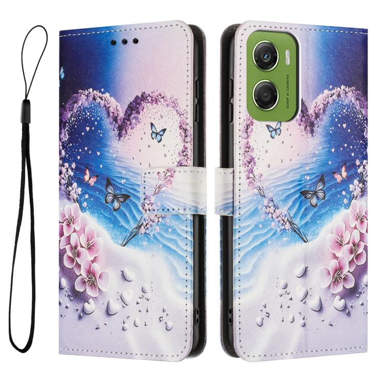 For Motorola Moto G06 4G Color Drawing Pattern Leather Phone Case