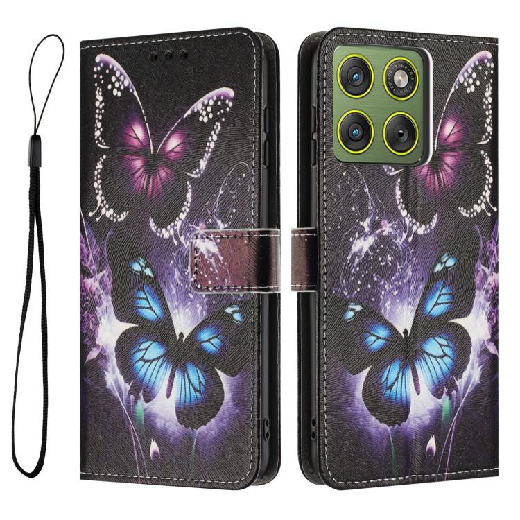 For Motorola Edge 70 5G Color Drawing Pattern Leather Phone Case