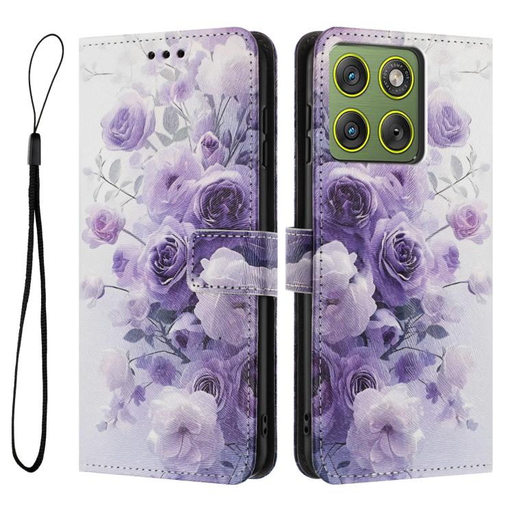 For Motorola Edge 70 5G Color Drawing Pattern Leather Phone Case