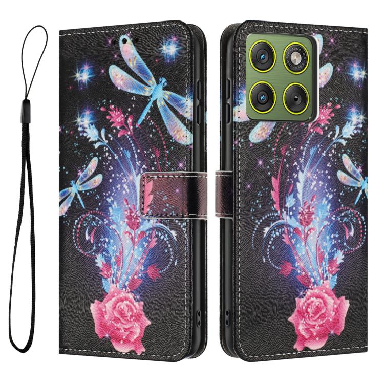 For Motorola Edge 70 5G Color Drawing Pattern Leather Phone Case