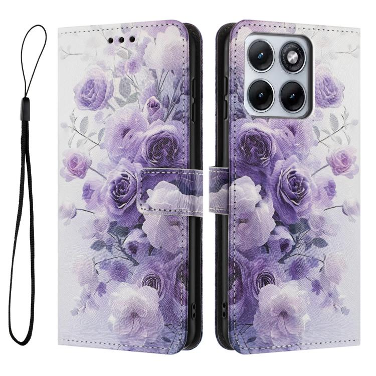 For Motorola Edge 70 Fusion Color Drawing Pattern Leather Phone Case