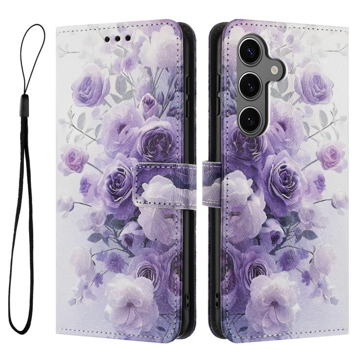 For Samsung Galaxy S25 FE 5G Color Drawing Pattern Leather Phone Case