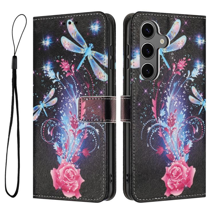 For Samsung Galaxy S25 FE 5G Color Drawing Pattern Leather Phone Case