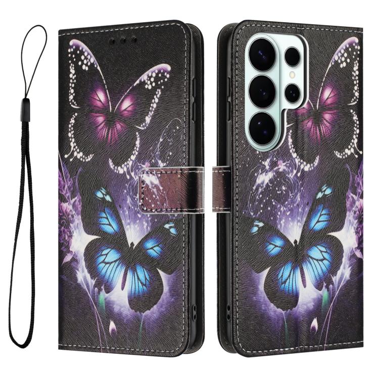 For Samsung Galaxy S26 Ultra 5G Color Drawing Pattern Leather Phone Case