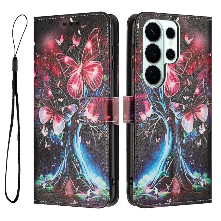 For Samsung Galaxy S26 Ultra 5G Color Drawing Pattern Leather Phone Case