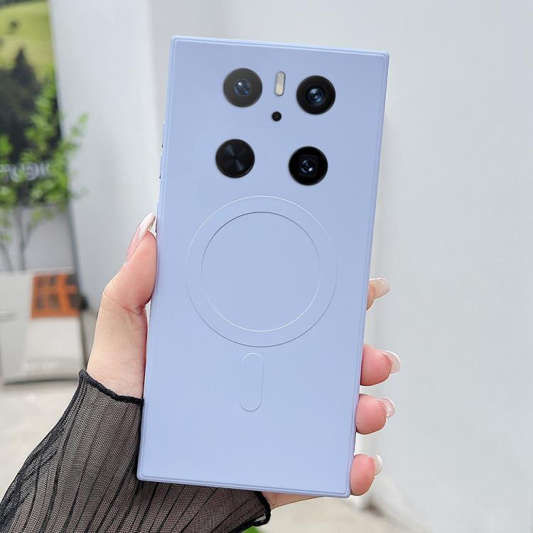 For Huawei Mate 70 Solid Color Liquid Silicone MagSafe Magnetic Phone Case