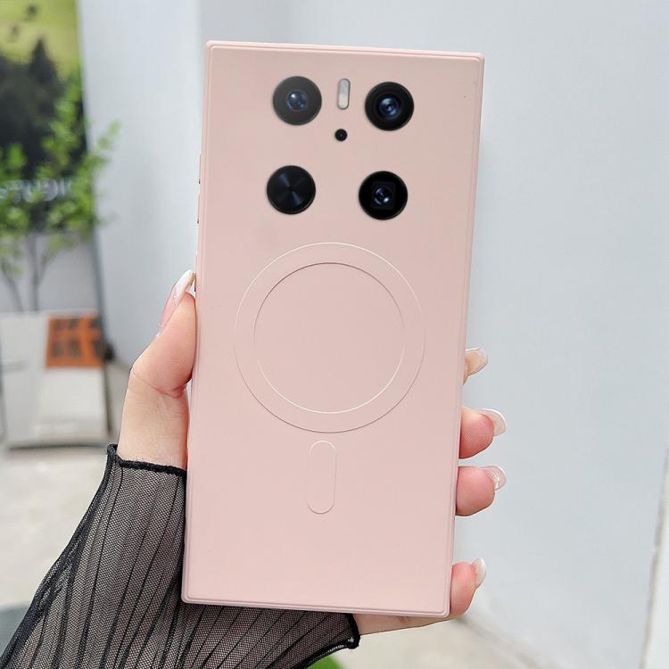 For Huawei Mate 70 Solid Color Liquid Silicone MagSafe Magnetic Phone Case