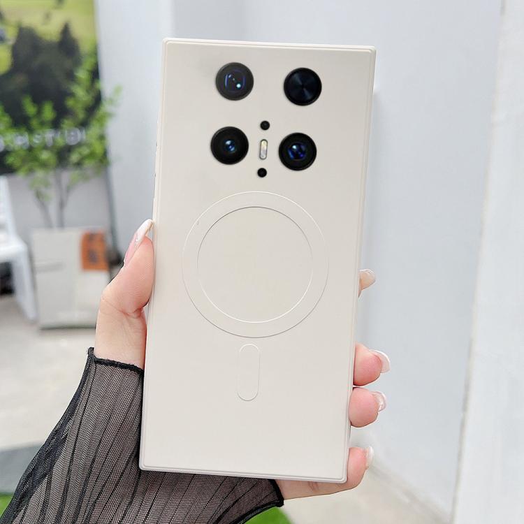 For Huawei Mate 70 Pro / 70 Pro+ Solid Color Liquid Silicone MagSafe Magnetic Phone Case