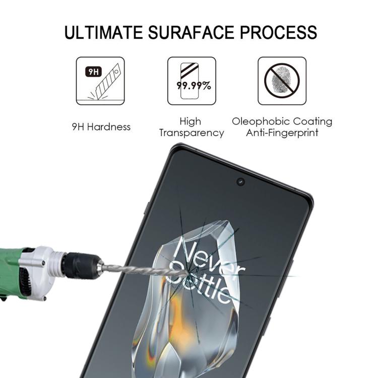 For OnePlus Ace 3 25pcs Full Glue 9H HD 3D Curved Edge Tempered Glass Film - Black