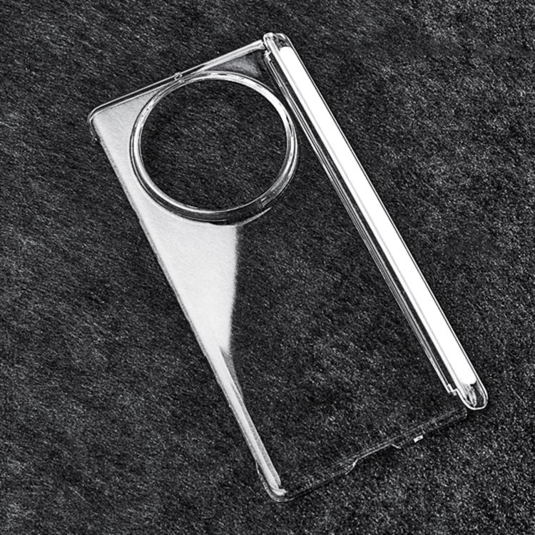 For Samsung Galaxy Z Fold5 Transparent PC Axis Shockproof Phone Case