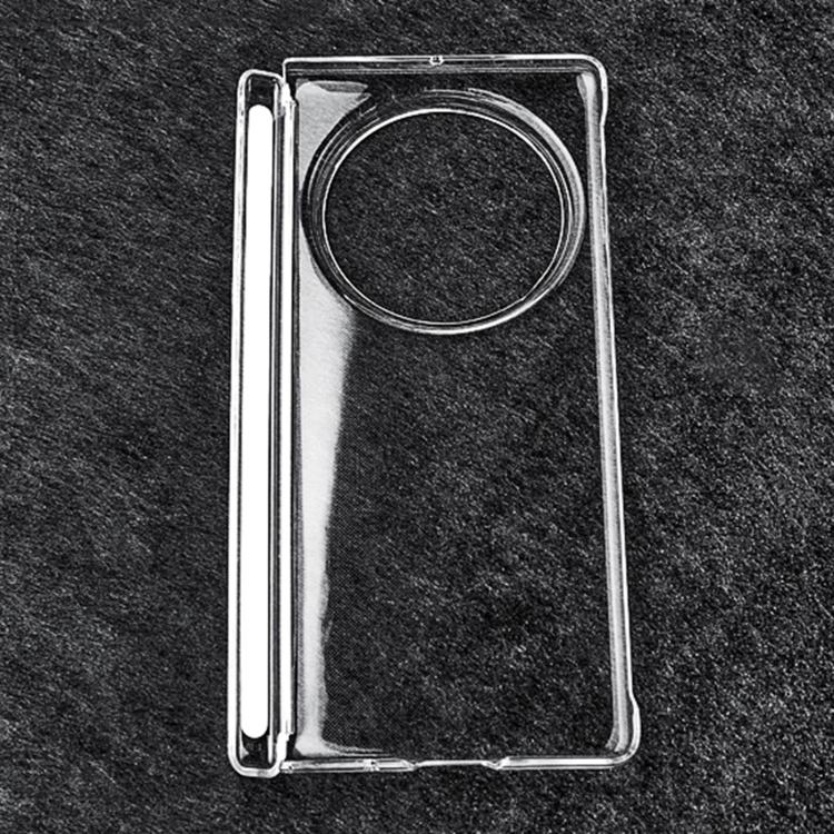 For Samsung Galaxy Z Fold5 Transparent PC Axis Shockproof Phone Case