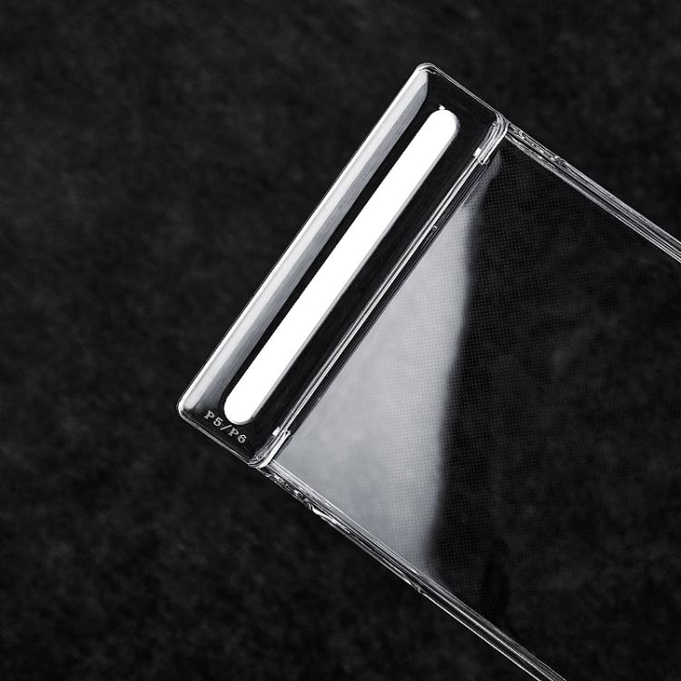 For Samsung Galaxy Z Flip5 5G / Flip6 5G Transparent PC Axis Shockproof Phone Case