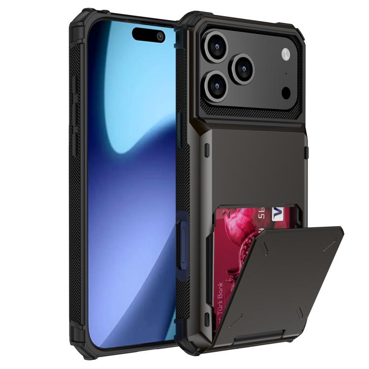 For iPhone 17 Pro Scratch-Resistant Shockproof Heavy Duty Rugged Armor Phone Case