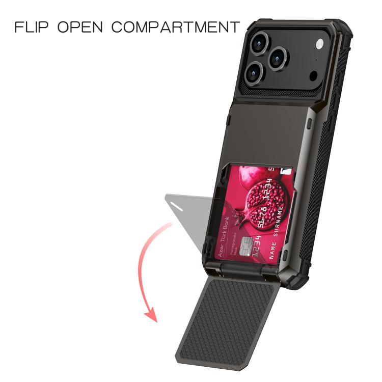 For iPhone 17 Pro Scratch-Resistant Shockproof Heavy Duty Rugged Armor Phone Case