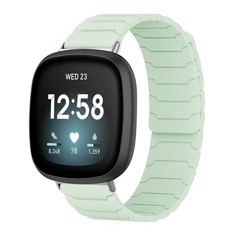 For Fitbit Versa 4 / 3 / Sense 2 / Sense xDfind Magnetic Silicone Watch Band