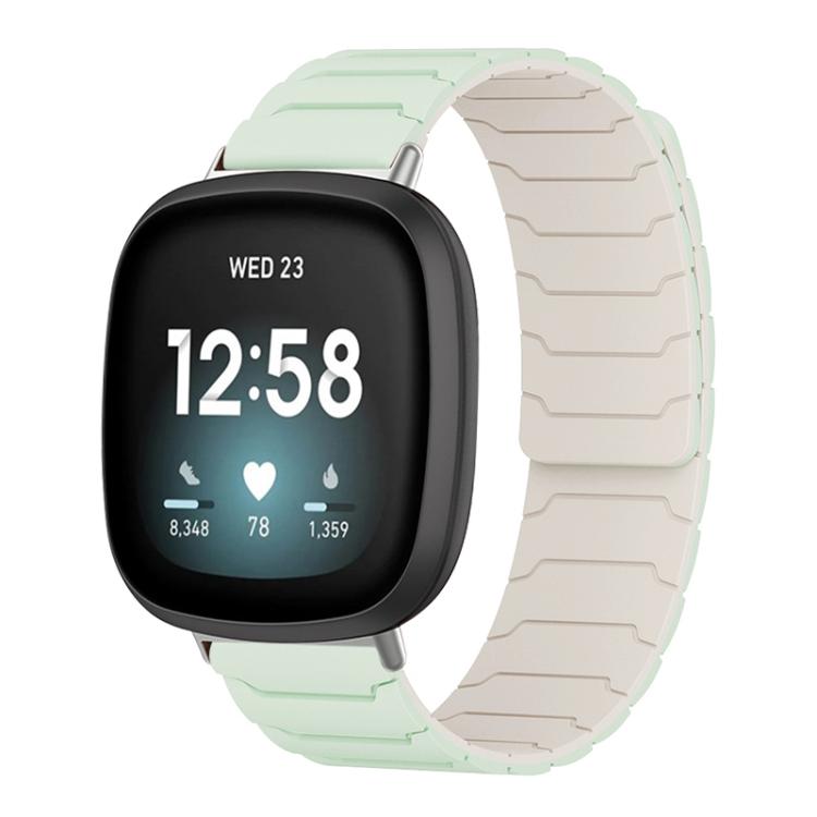 For Fitbit Versa 4 / 3 / Sense 2 / Sense xDfind Magnetic Silicone Watch Band