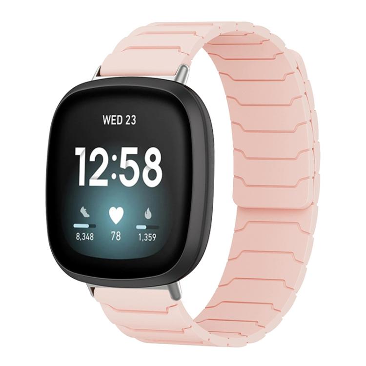 For Fitbit Versa 4 / 3 / Sense 2 / Sense xDfind Magnetic Silicone Watch Band