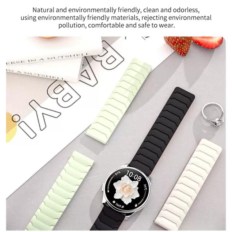 For Fitbit Versa 4 / 3 / Sense 2 / Sense xDfind Magnetic Silicone Watch Band