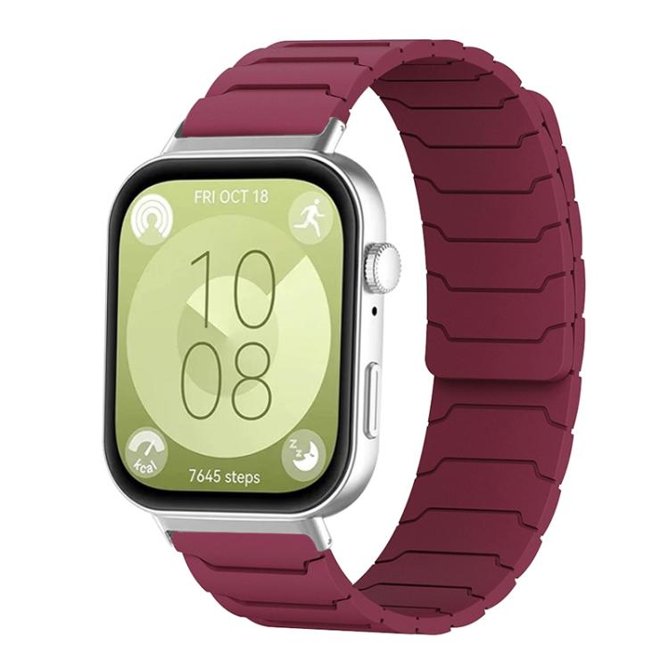 For Huawei Watch Fit4 / Fit4 Pro / Fit3 xDfind Magnetic Silicone Watch Band