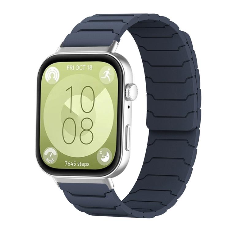 For Huawei Watch Fit4 / Fit4 Pro / Fit3 xDfind Magnetic Silicone Watch Band