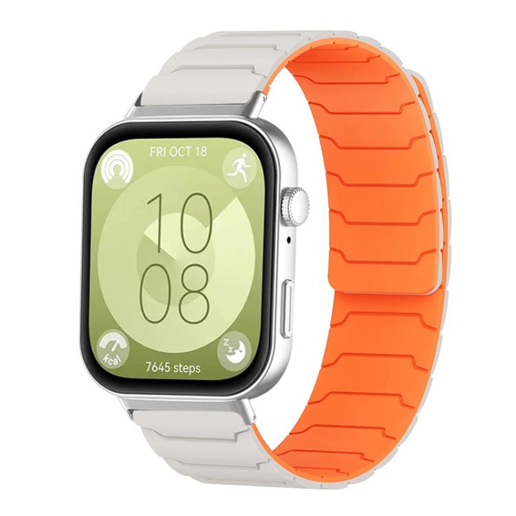 For Huawei Watch Fit4 / Fit4 Pro / Fit3 xDfind Magnetic Silicone Watch Band